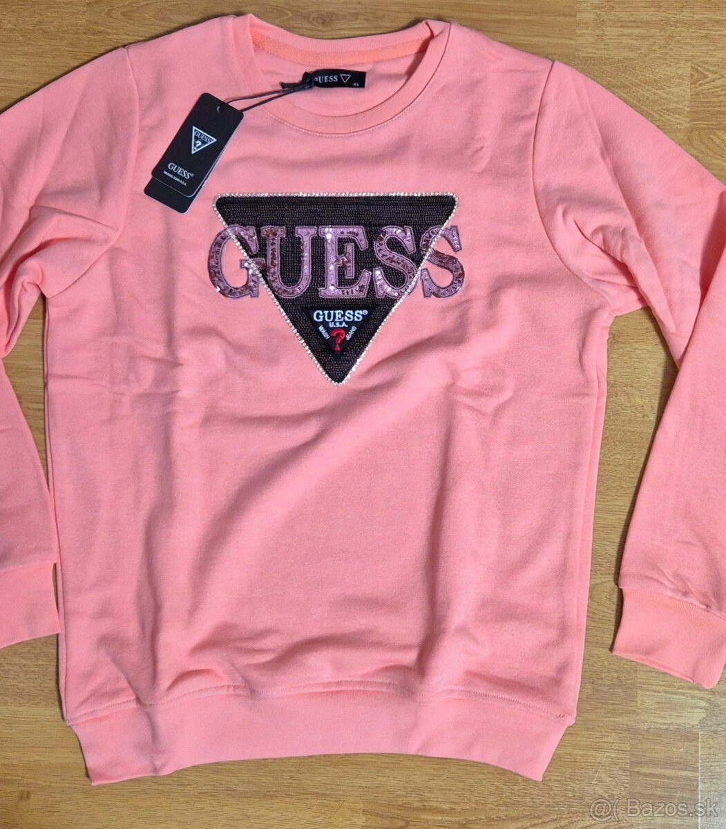 Guess dámska mikina lososová