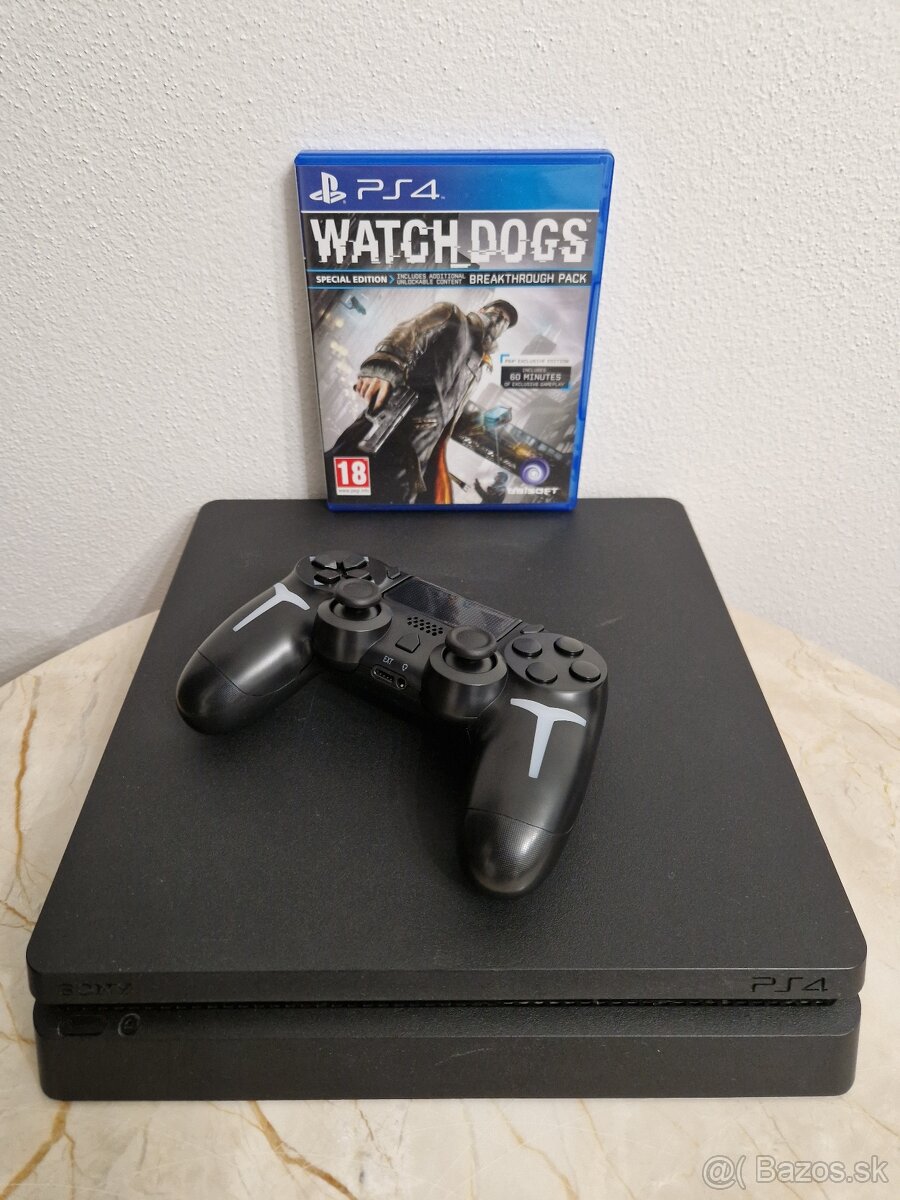 PlayStation 4 Slim 500GB čierna herná konzola