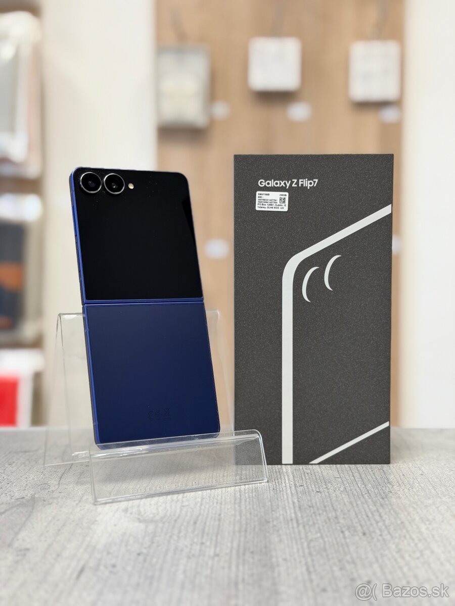 100% BATÉRIA - Samsung Galaxy Z Flip 7 256GB Blue Shadow