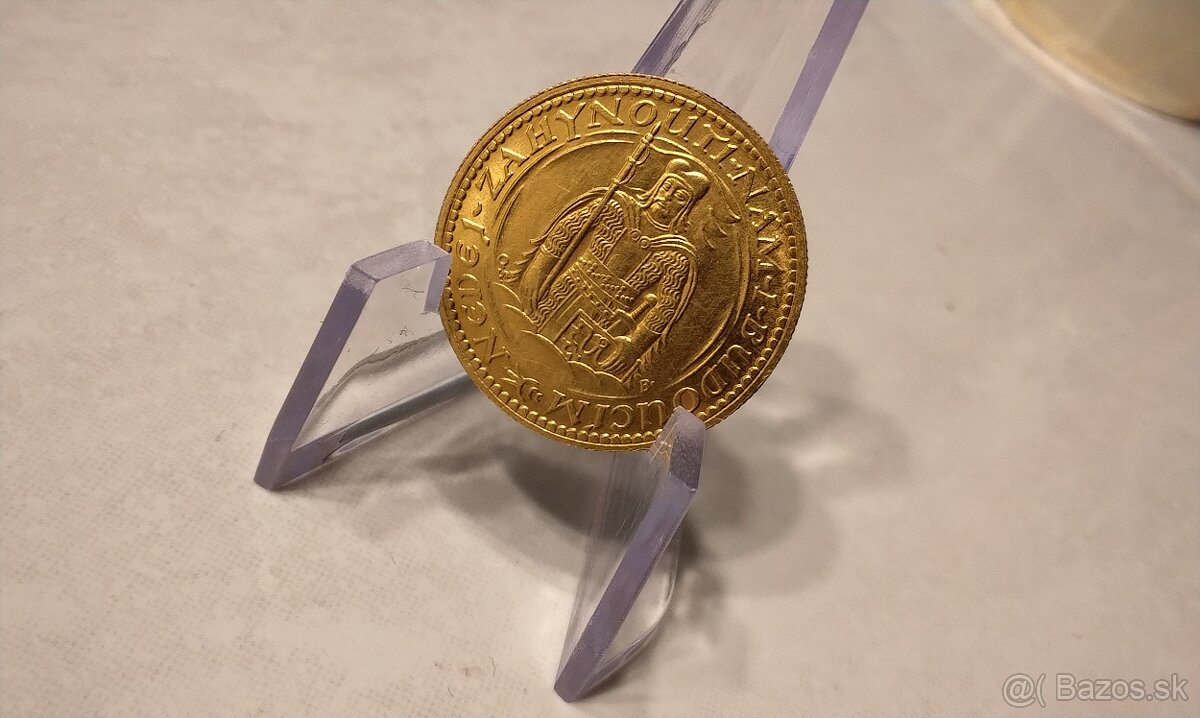 Vzácny SVÄTOVÁCLAVSKÝ dukát z roku 1935