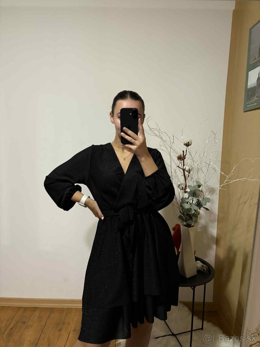 Čierne elegantné šaty