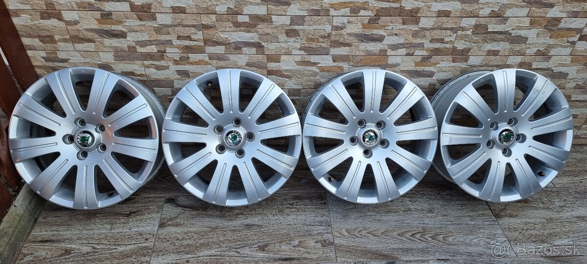 Predám Orginal SKODA FLASH elektrony 5X112 R17