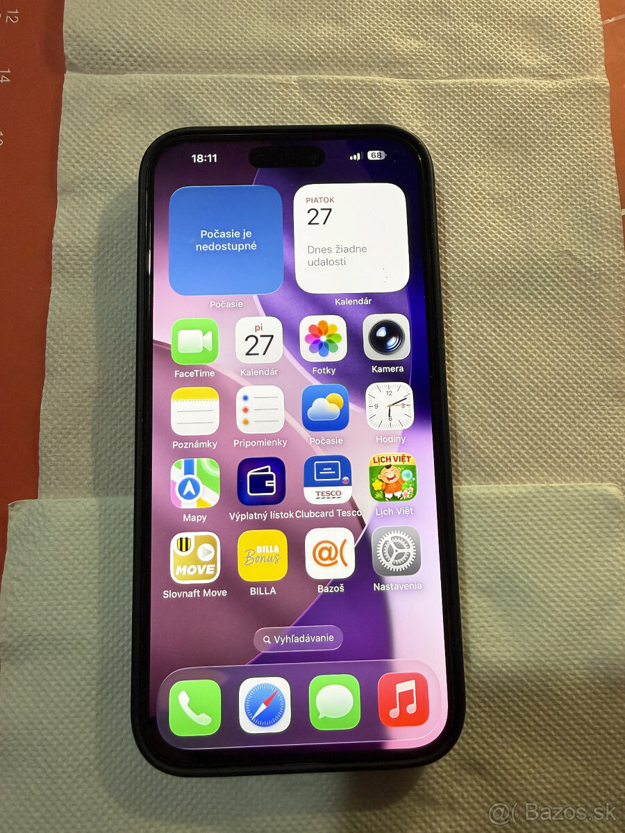 iPhone 15 Pro Max 256 GB – Black Titanium, TOP stav