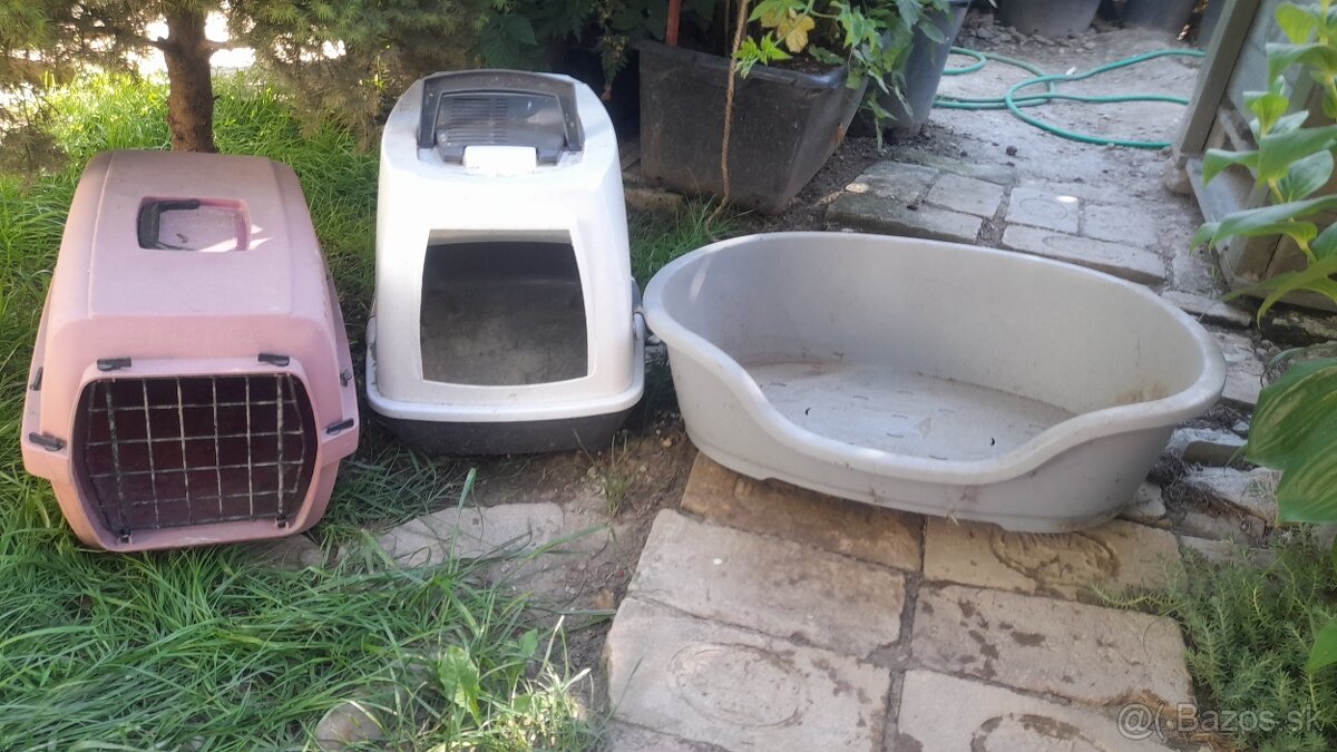 Pelech, prepravná klietka, záchod-spolu za 25eur