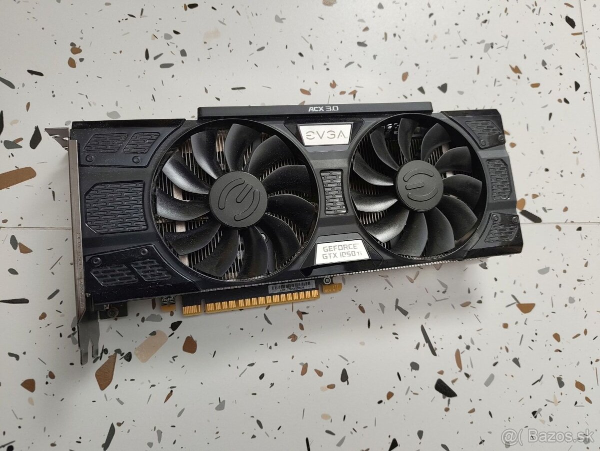 Grafická karta EVGA GeForce GTX 1050 Ti