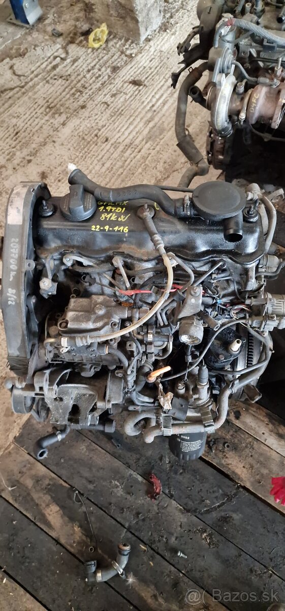 Motor galax 1.9 tdi 81kw