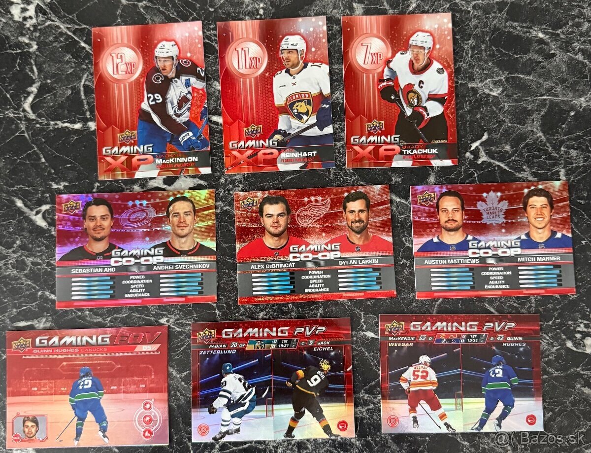 Predám hokejové kartičky Upper Deck 24-25
