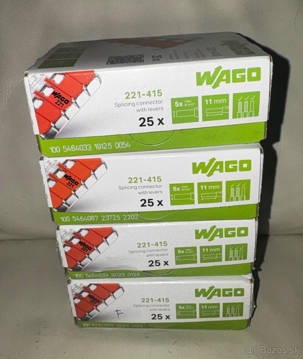 Predávam originál Wago svorky