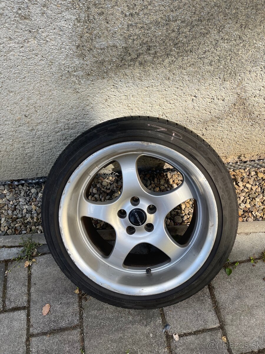 Predám kolesá Brock 5x100 R17, ktoré boli na SEAT León 1.
