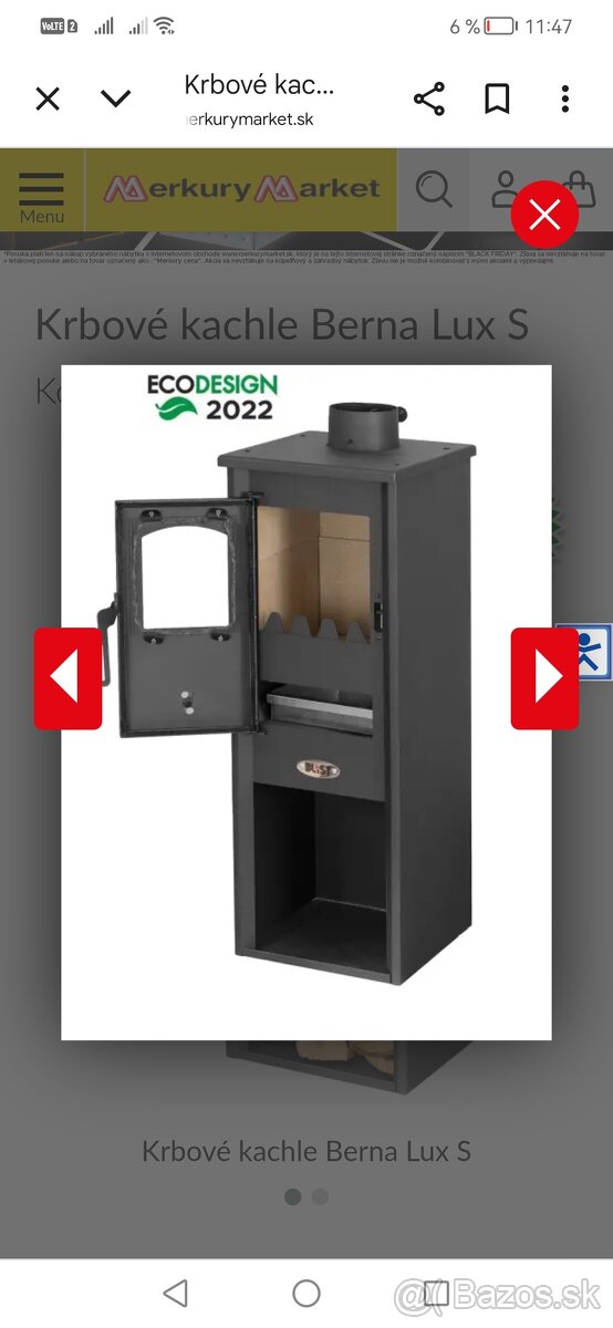 Ponúkam krbove kachle Berna Lux