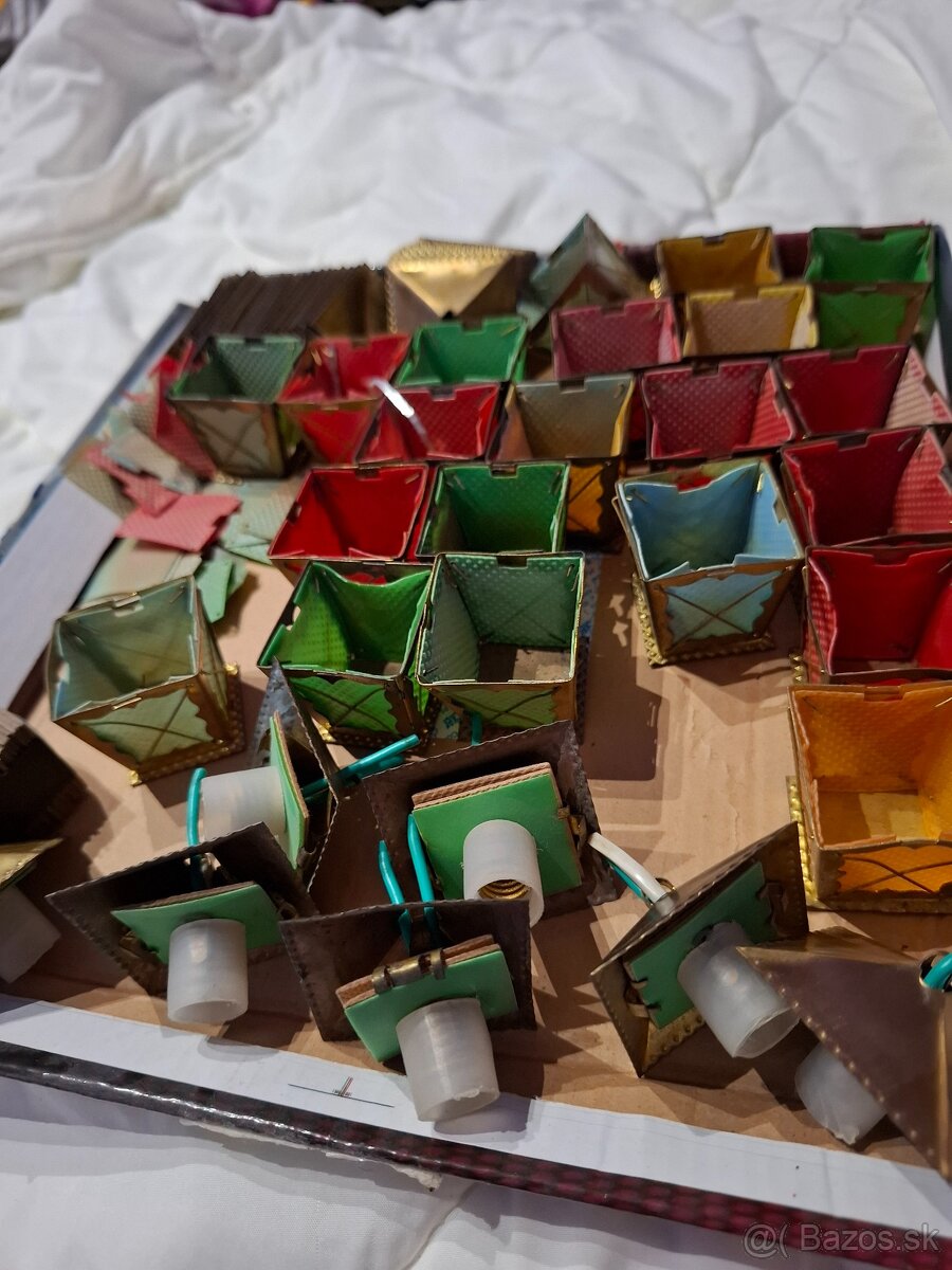 Stare vianočne svetielka lucerničky nahradne diely