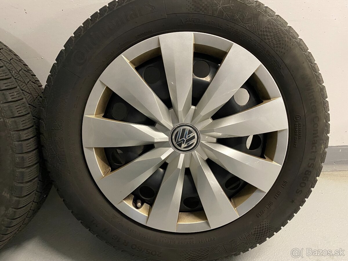 Zimné pneumatiky na diskoch - Continental WC 205/60 R16