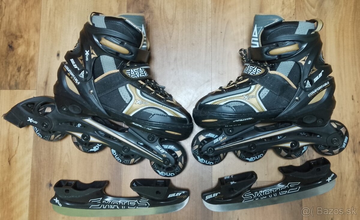 Predám korčule 2v1. 35-38 veľkosť