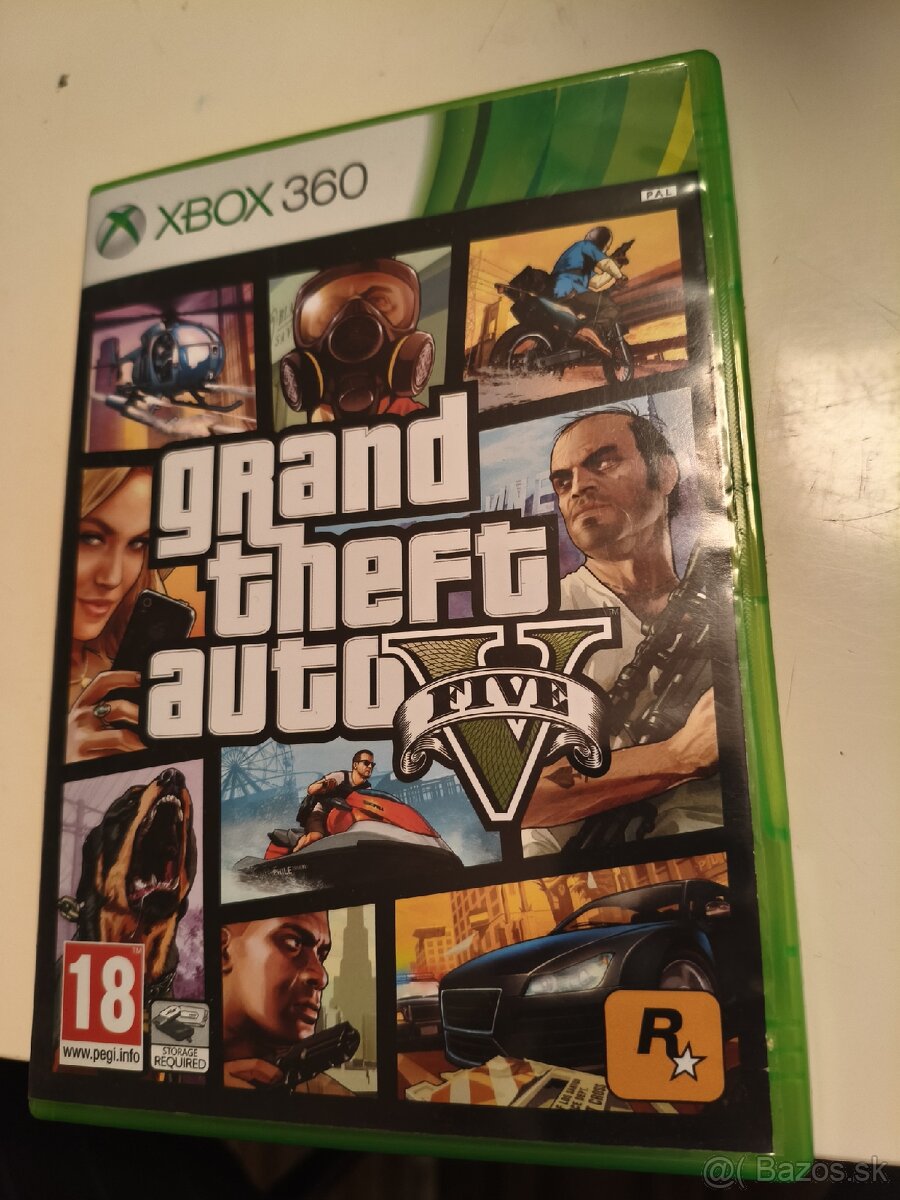 GTA 5 Xbox 360 + mapa