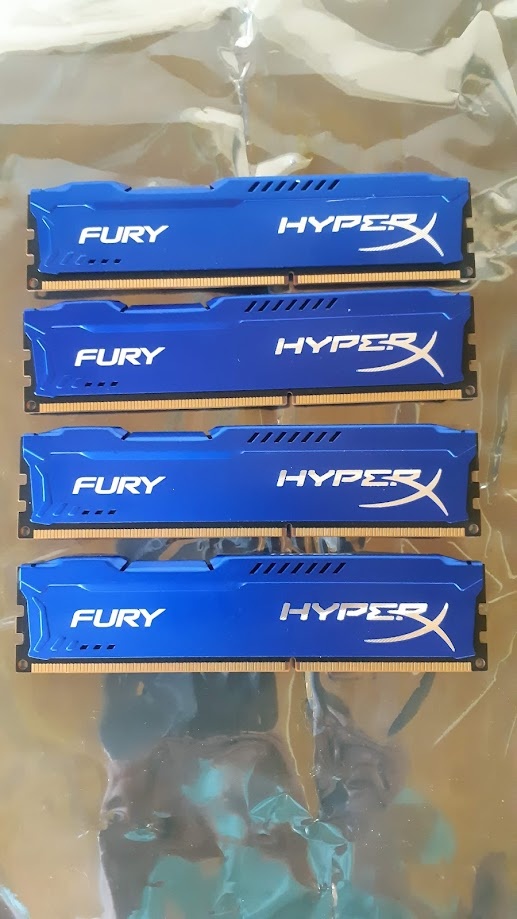predane DDR3 2x4 (8GB) KINGSTON HyperX Fury BLUE / 16GB