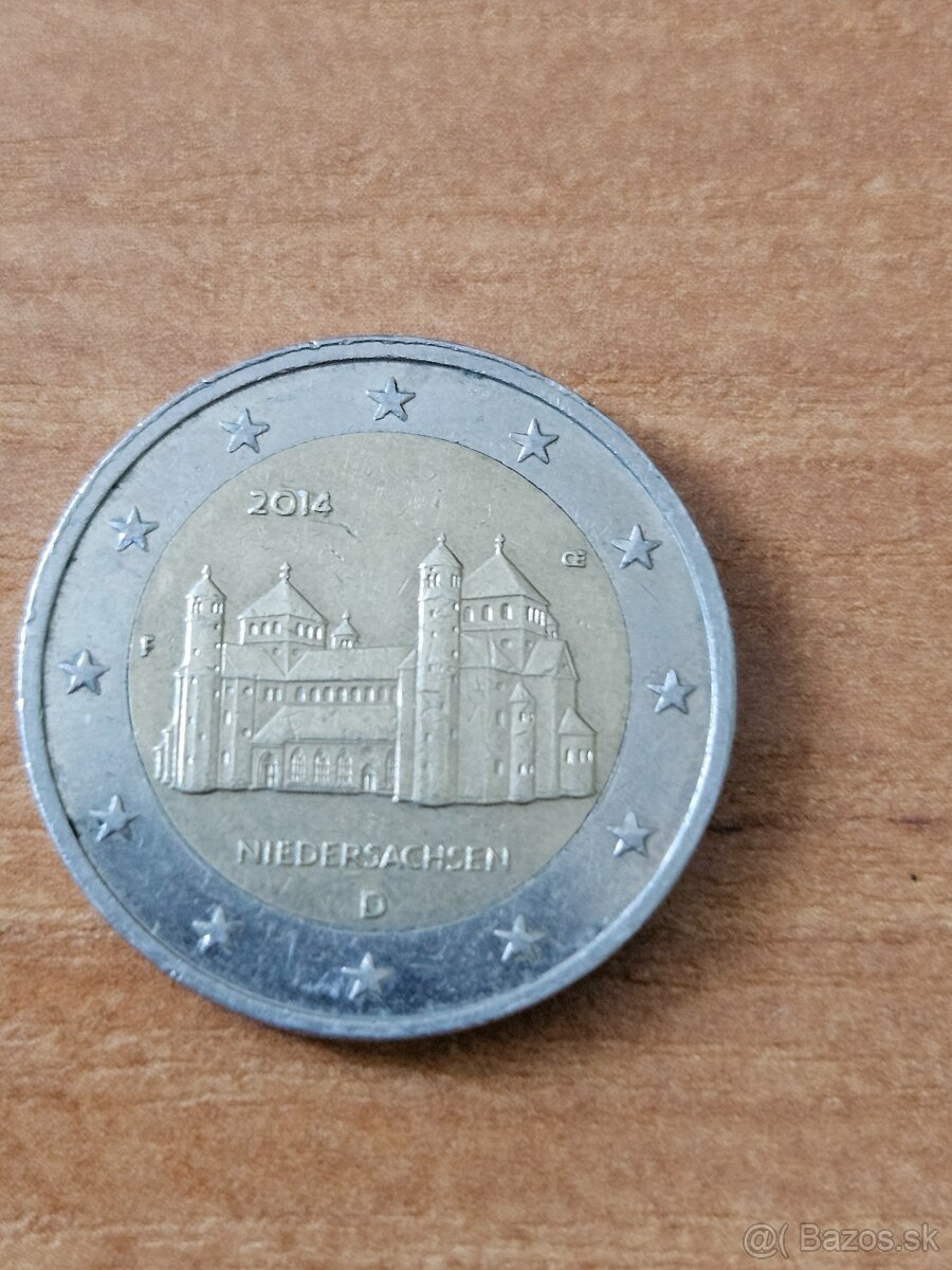 predám 2 eurové mince ....
