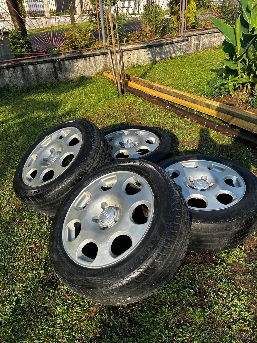 ORIGINÁL AUDI SPEEDLINE ALU DISKY, LETNÉ PNEU‼️205/55 R16