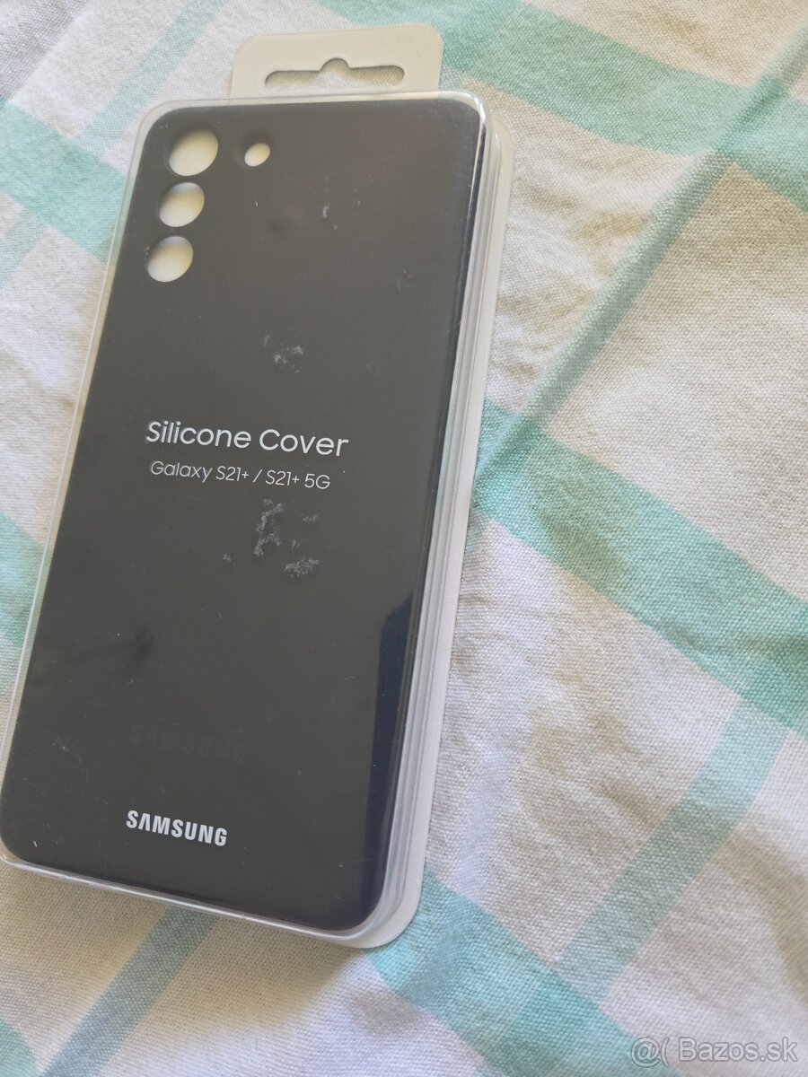 Cover zadný Samsung s21 plus priesvitný a čierny originál ib