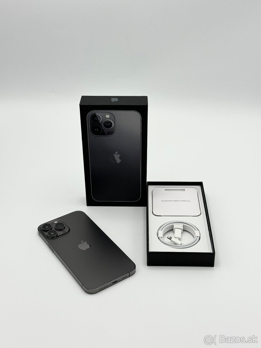 Apple iPhone 13 Pro Max Graphite 128GB 100% Zdravie
