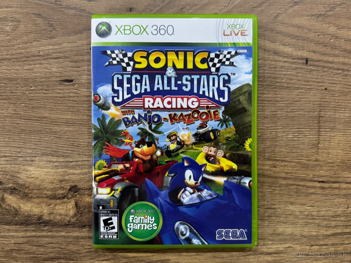 Hra XBOX 360 - Sonic Sega All-Stars Racing with Banjo-Kazooi