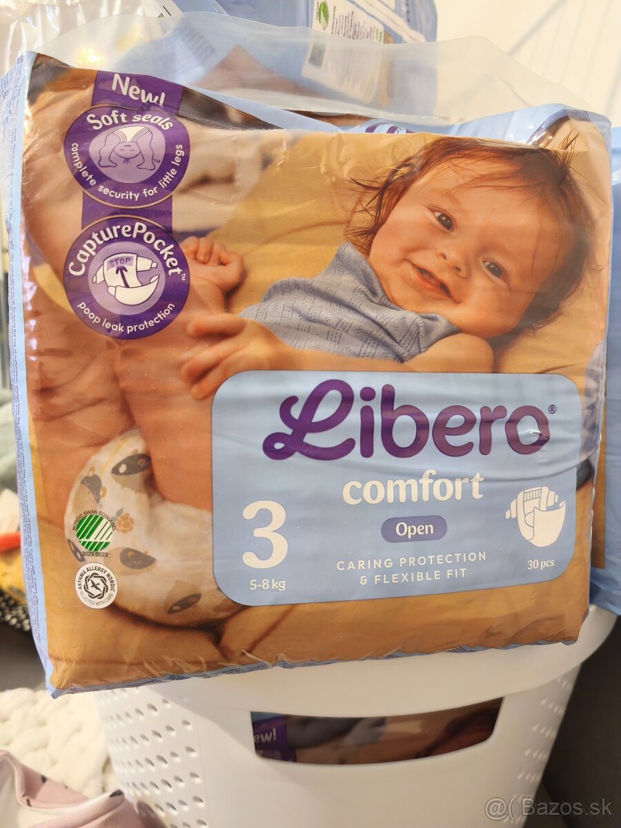 Monitor dychu(nepoužitý), plienky Libero 3