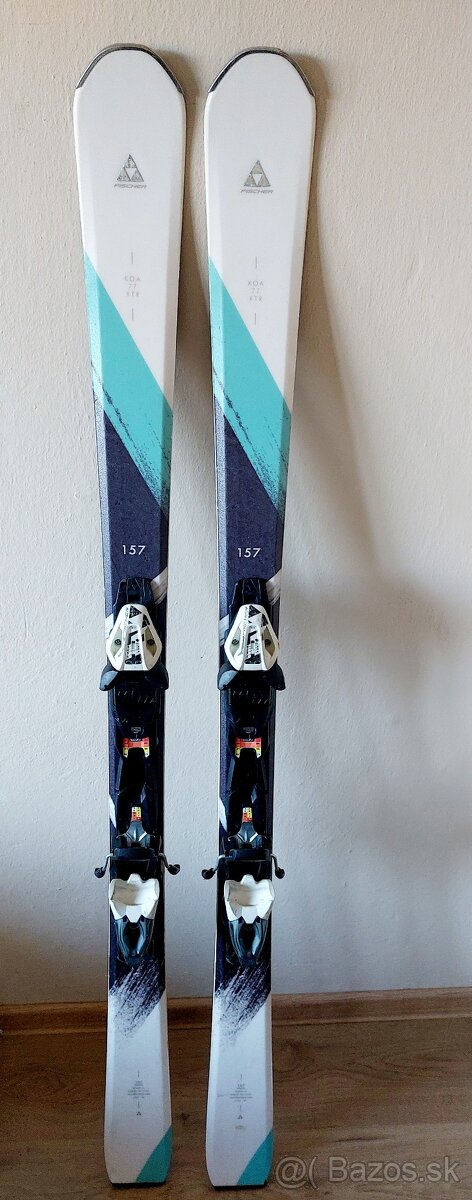 Lyže Fischer 157cm + lyžiarky