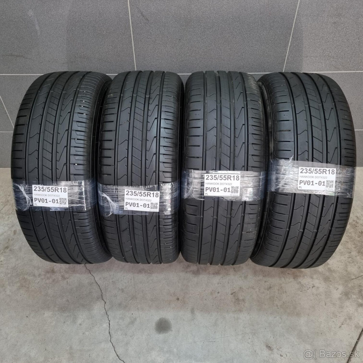 Letné pneumatiky 235/55 R18 HANKOOK DOT4322
