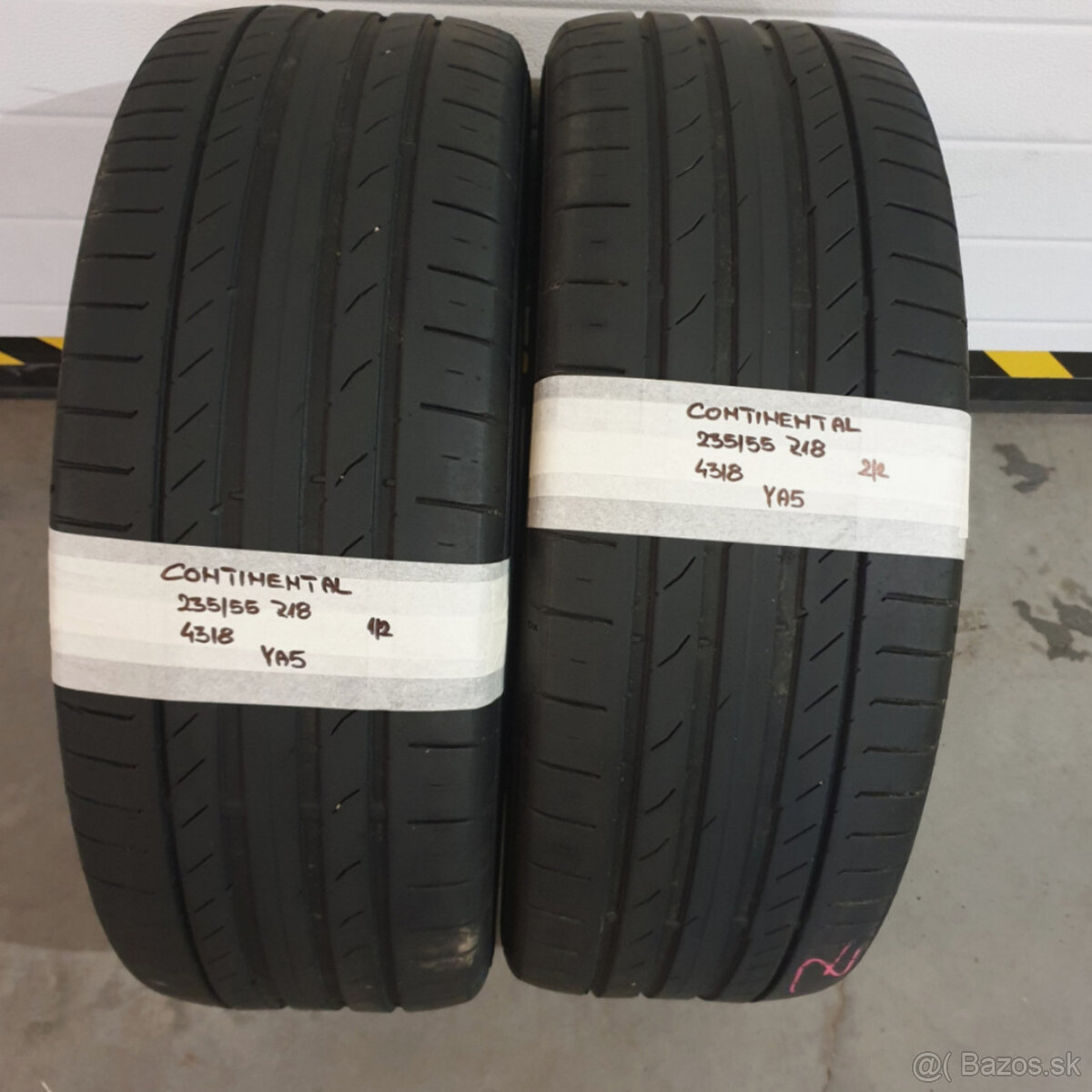 Letné pneumatiky 235/55 R18 CONTINENTAL