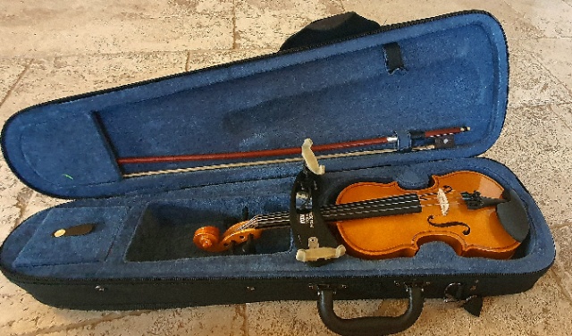 Detské husle pre začiatočníkov komplet