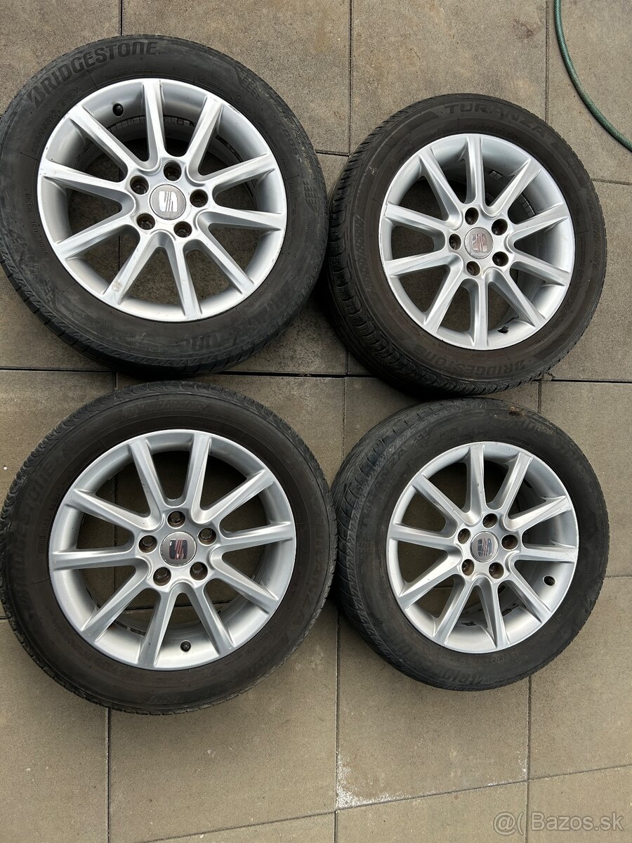 Elektróny Seat 5x112 + Letna Sada 205/55 R16