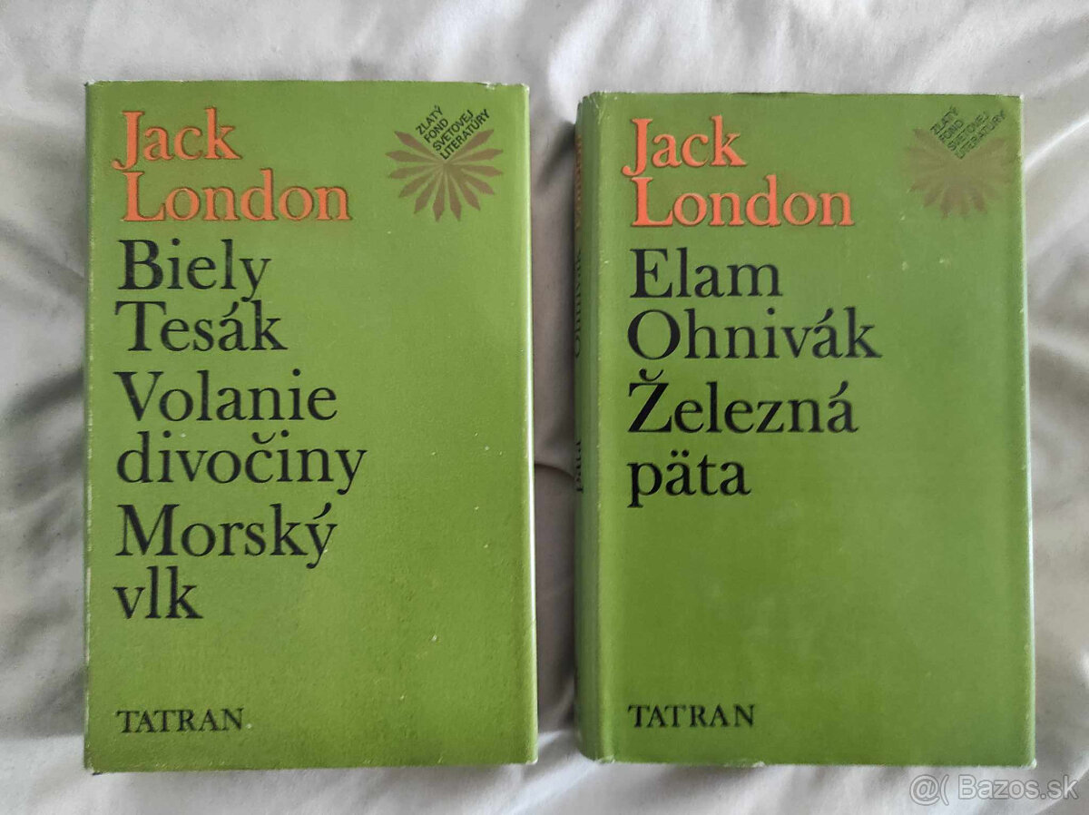2 knihy Jack London - slovenský jazyk