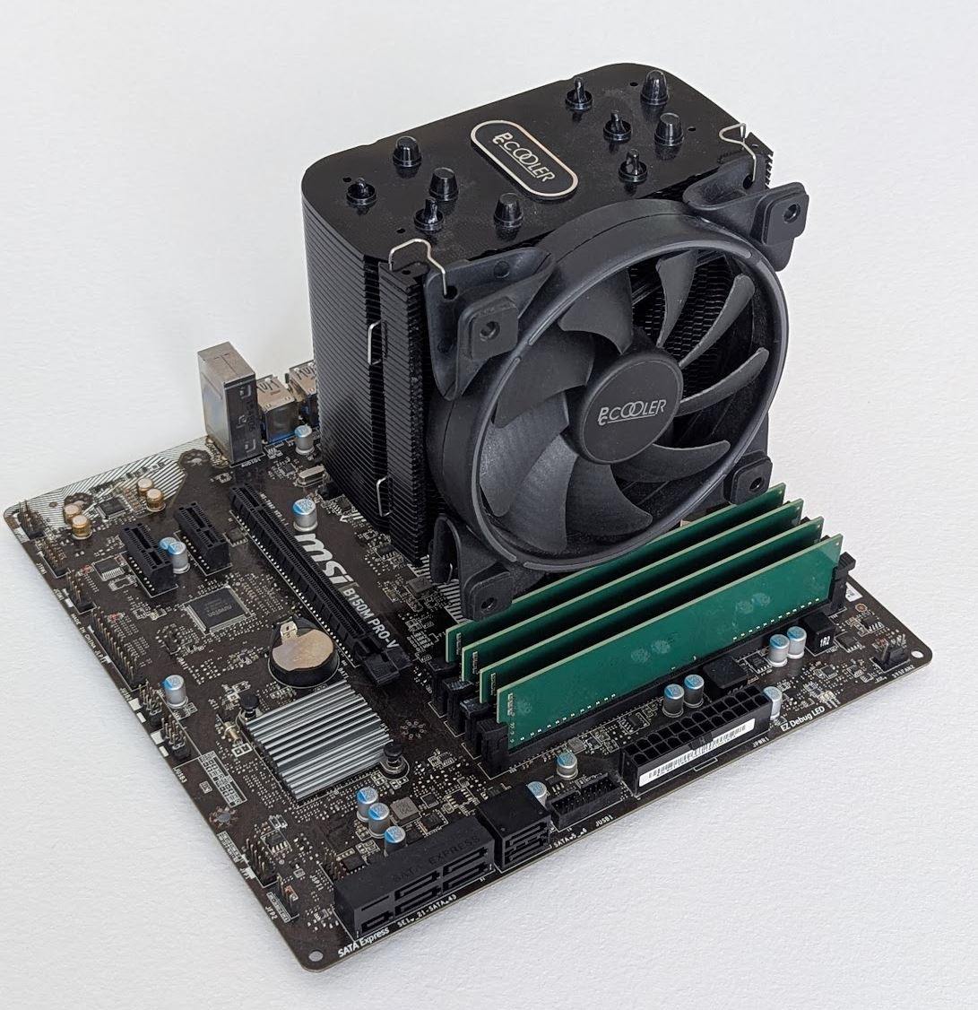 MSI B150M PRO-VDH + i7-6700K + 32GB DDR4