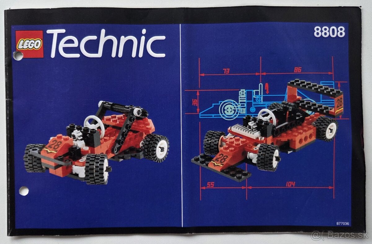 Lego Technic 8808, 90 roky, Na predaj
