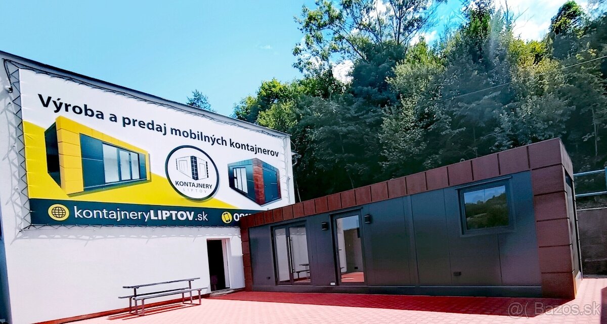 Celoročný Obytný mobilný kontajner 10 m x 3 m