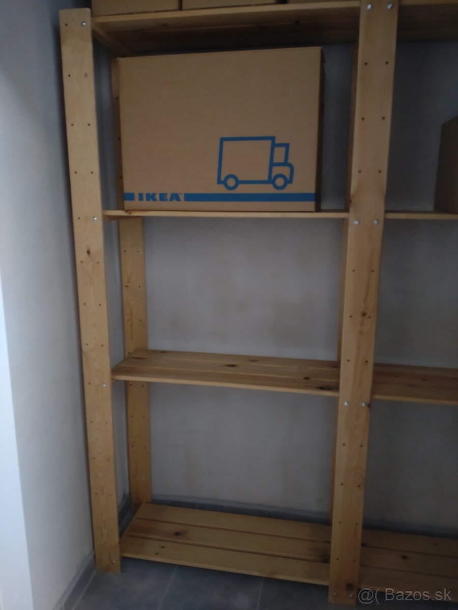 Predám policovú zostavu IKEA Gorm masívne drevo borovica. 4