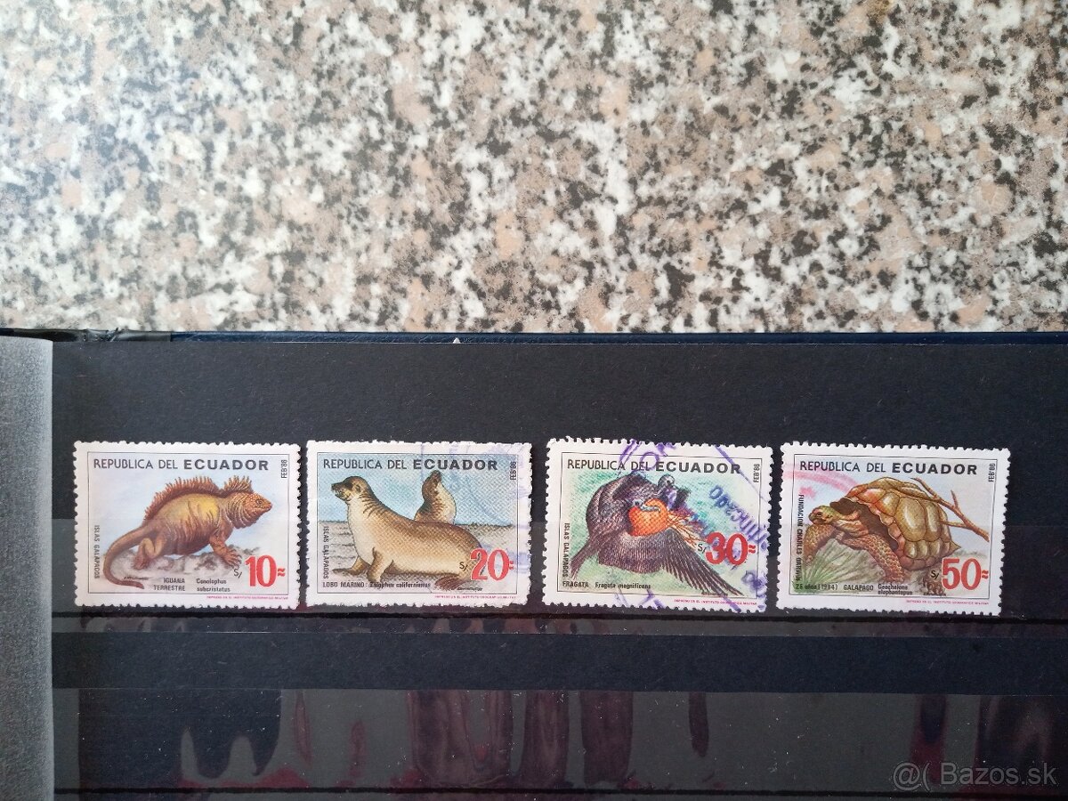 Poštové známky č.376 - Ekvádor - fauna