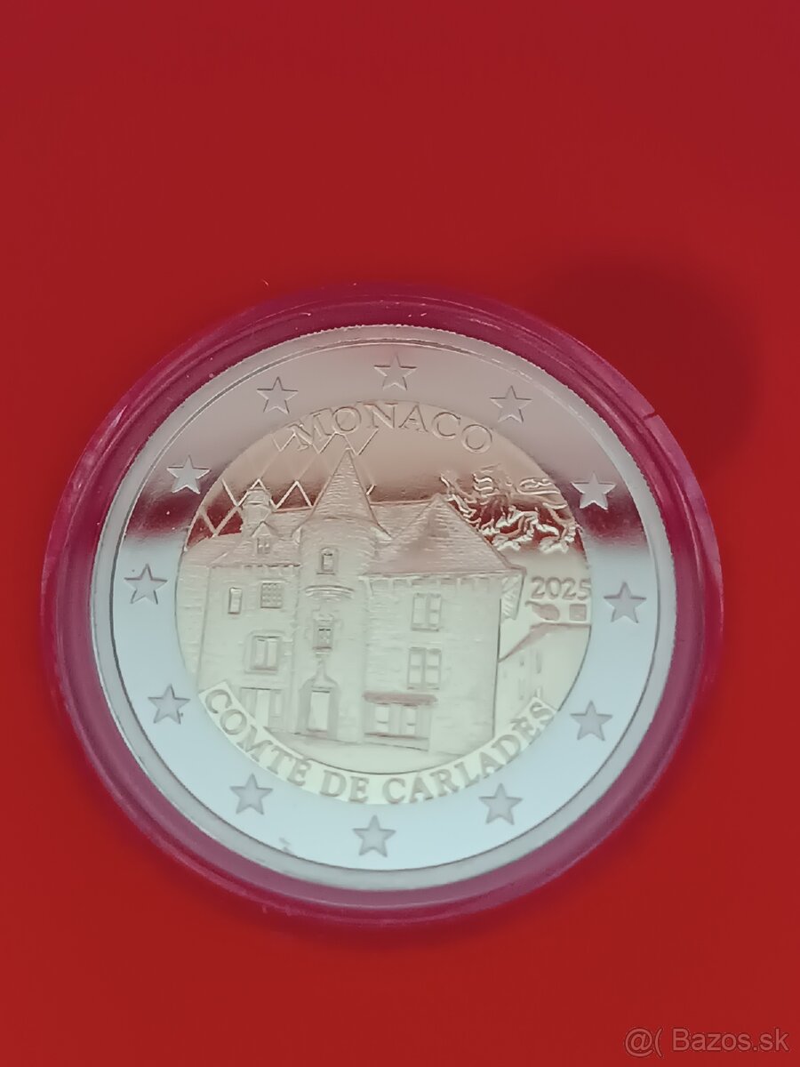 2 euro Monako 2025 Carledes PROOF