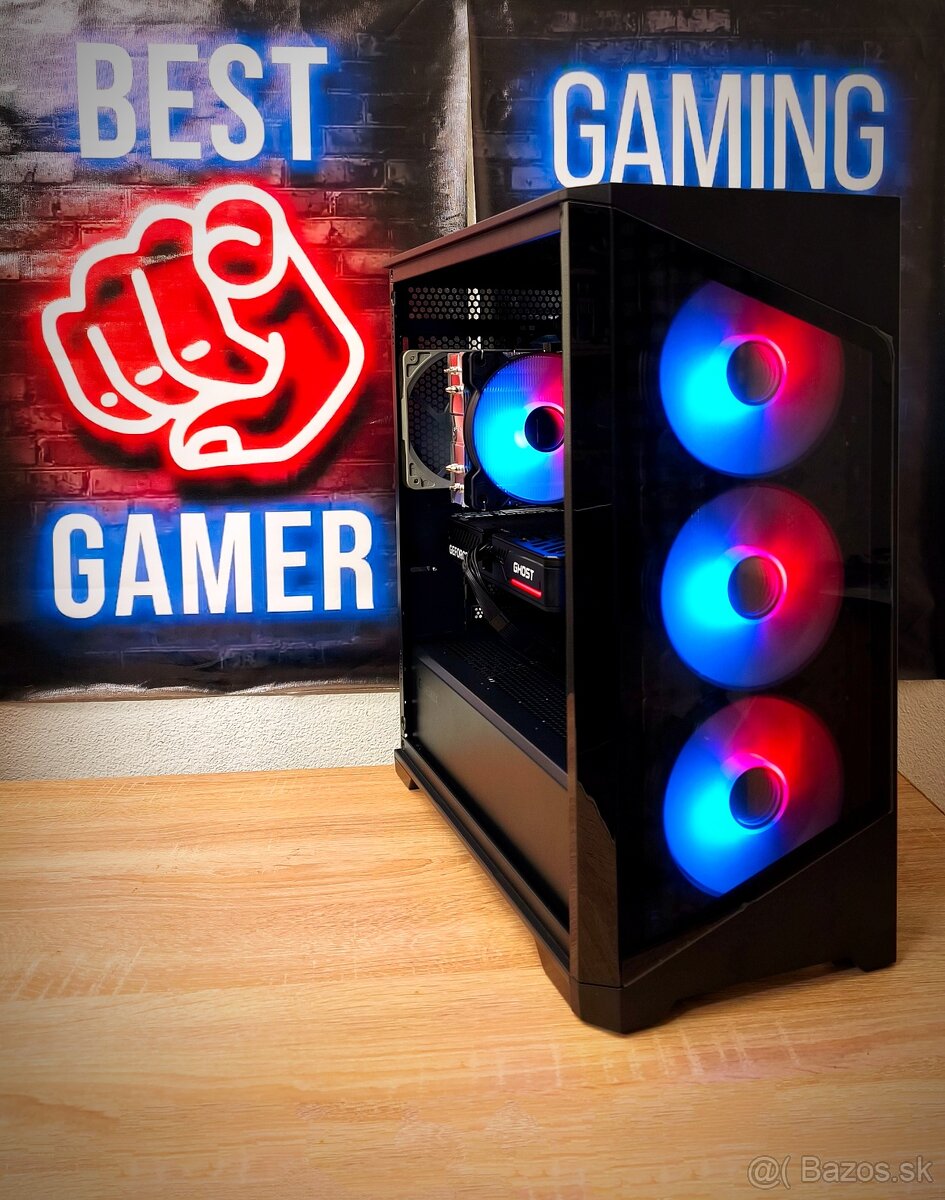 R7 5700x/RTX 5060 Ti/32 GB RAM/NVMe SSD+HDD 1,5TB/Záruky