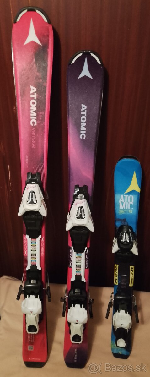 ATOMIC Vantage detske lyze 110 cm, 100 cm a 70 cm