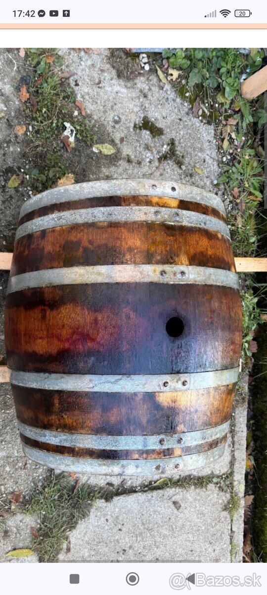 Kúpim drevený sud