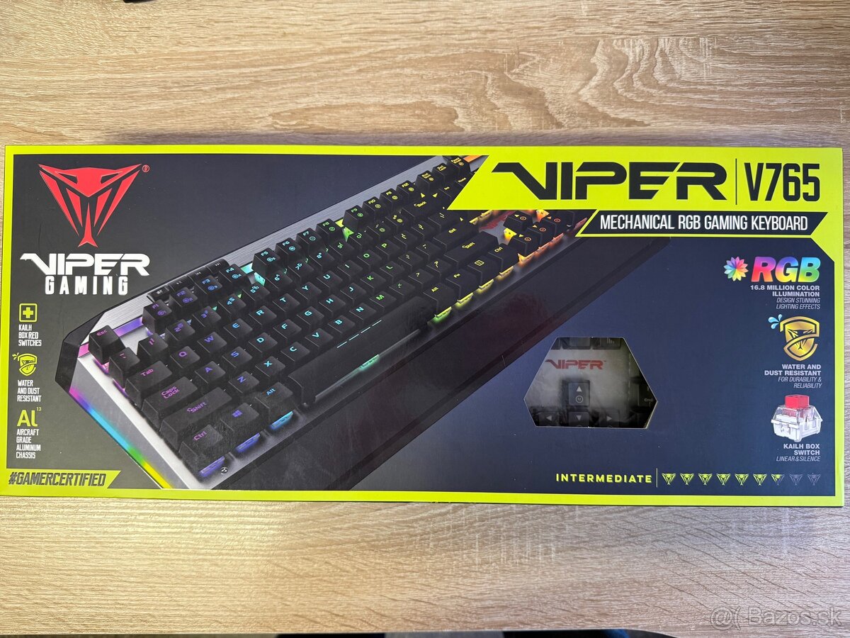 Herná RGB klávesnica - ruská (nová nerozbalená)