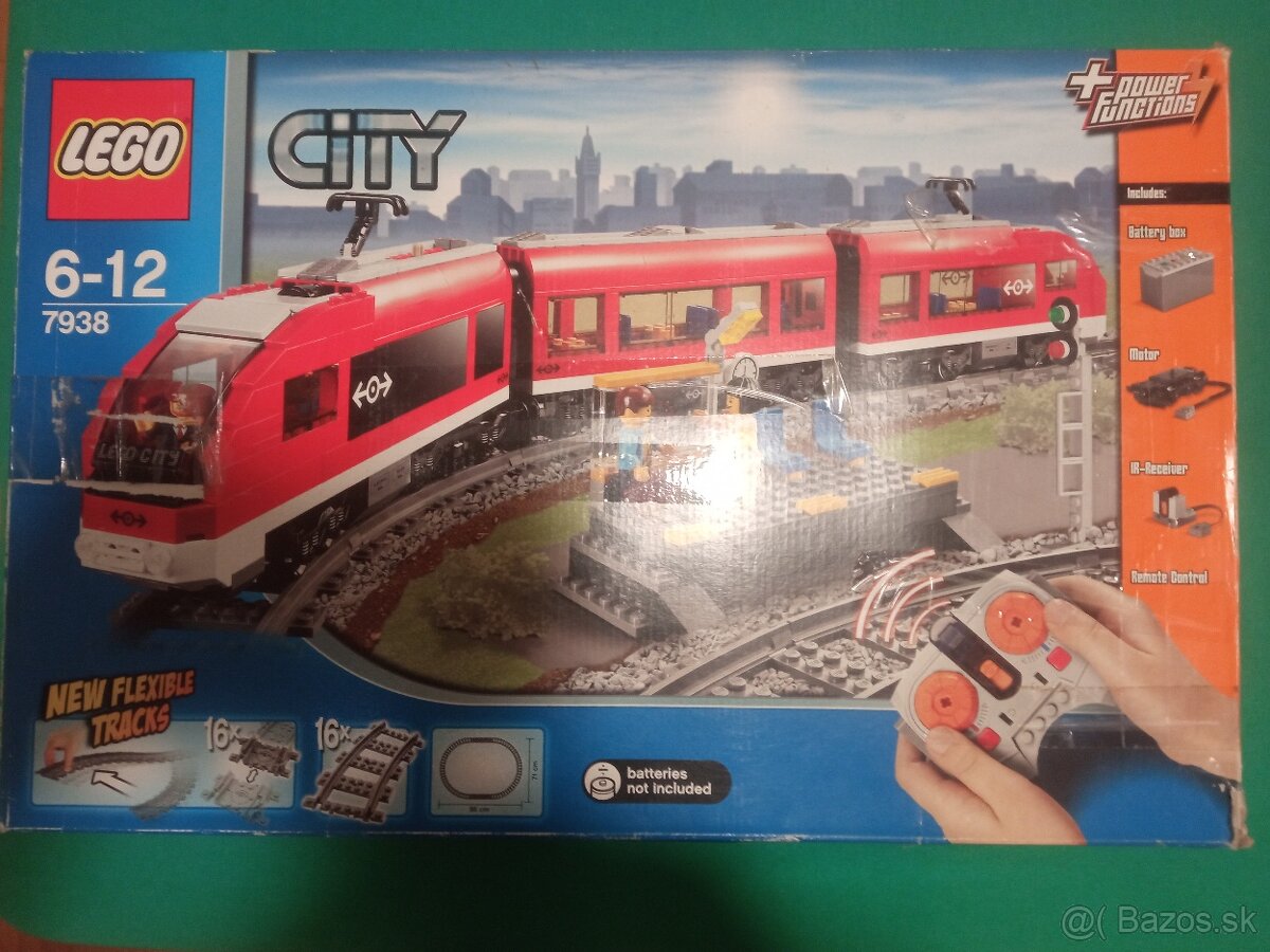 Lego City 60050+7938+koľajnice