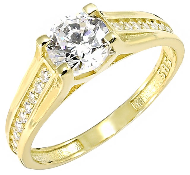 Zlatý prsteň Glare 956