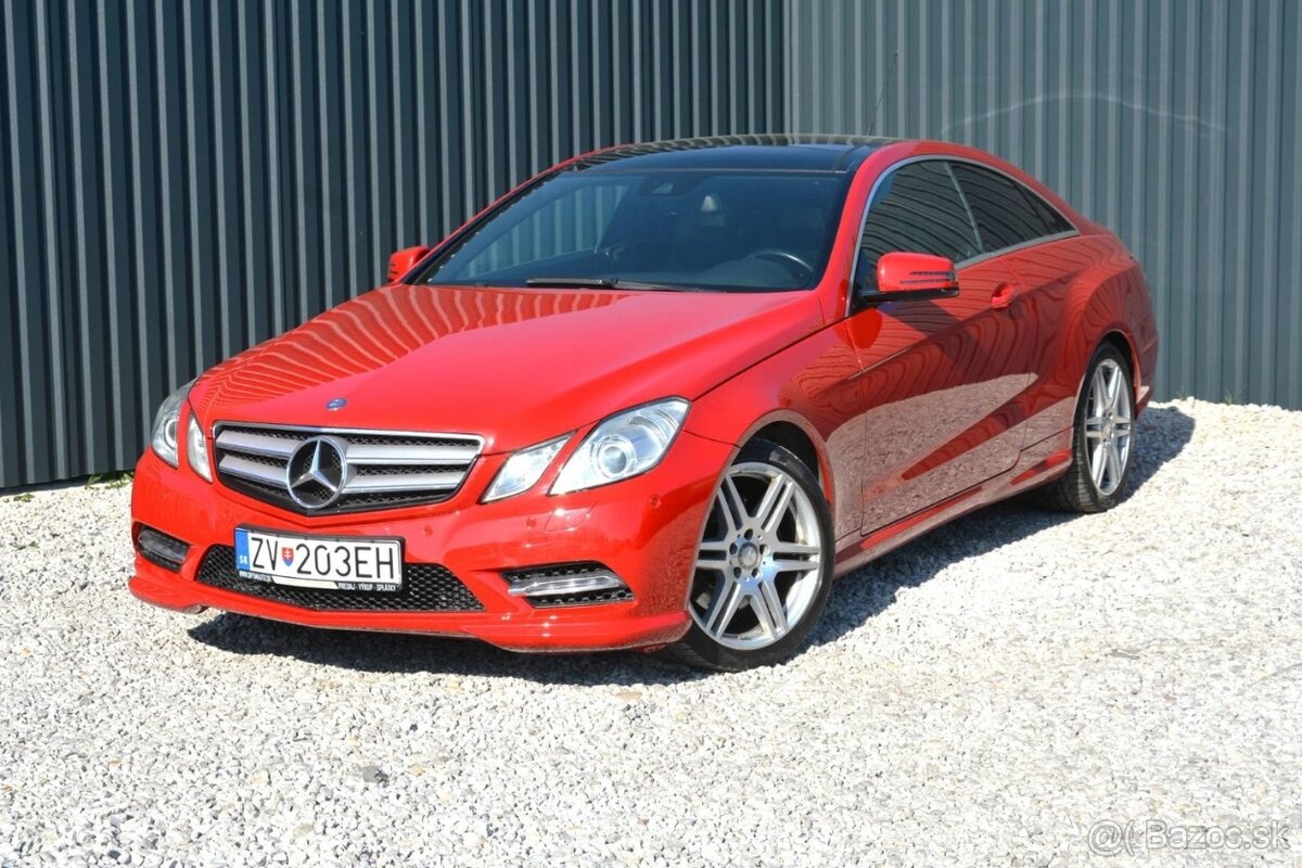 Mercedes E trieda Coupé 1.8 benzín 250CGI automat, koža
