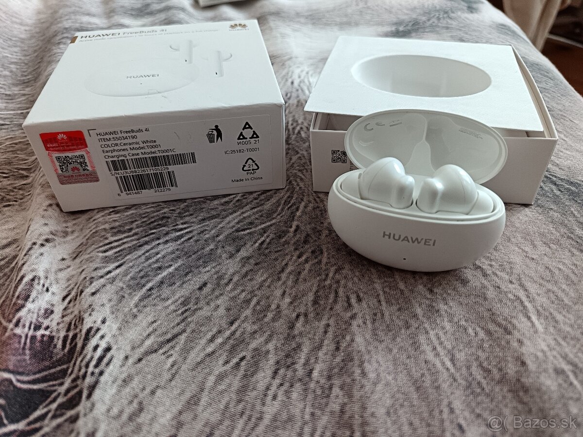 Predám bezdrôtové slúchadlá Huawei FreeBuds 4i.TOP cena