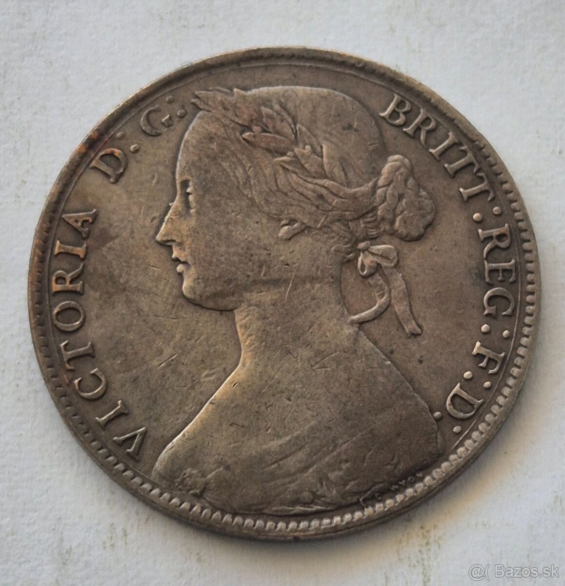 One Penny 1861, Kráľovná Viktória