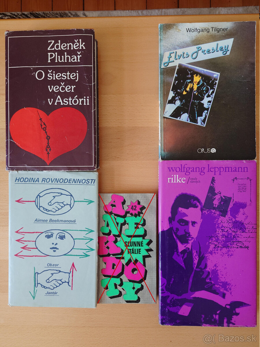 Predám rôzne knihy (beletria, životopisné)
