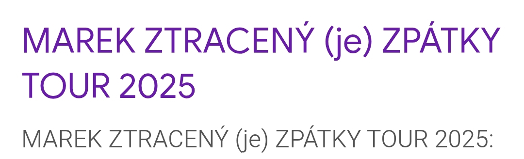 Marek Ztraceny - 15.8. Slavkov u Brna - 2ks