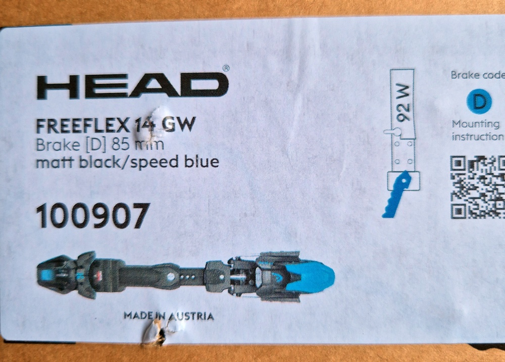 HEAD WC Rebels e-Speed Pro RP WCR 14 + Freeflex 14 GW blue