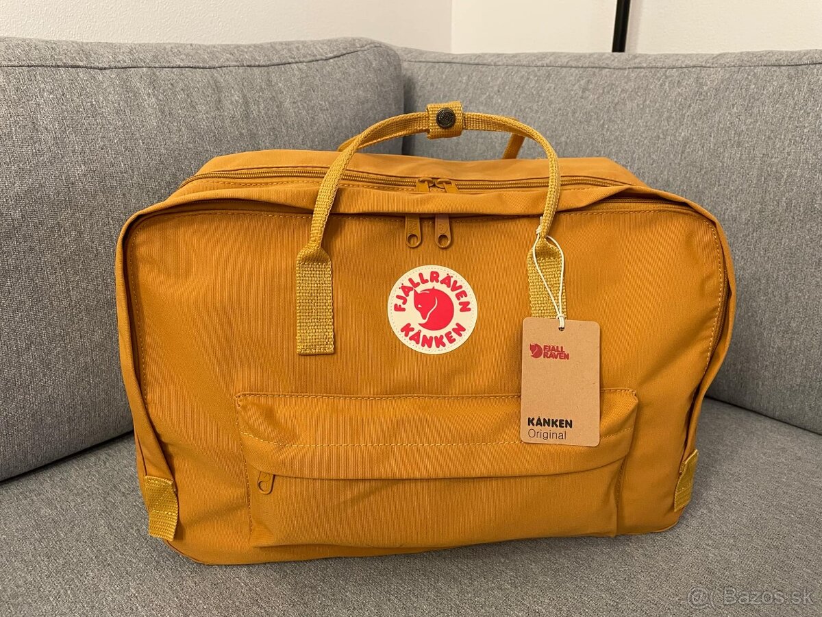 Predám batoh značky Fjällräven Kanken Weekender žltý